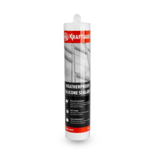 Weatherproof Silicone Sealant-White-300ml